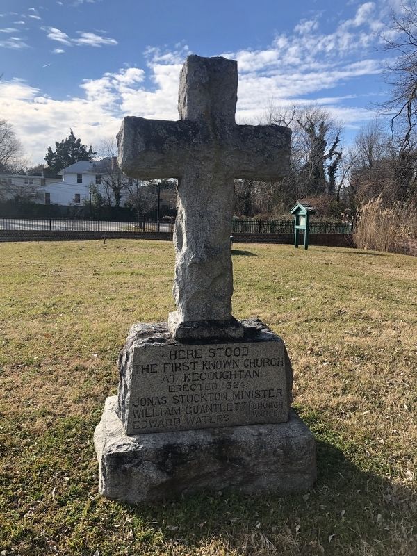 First Church at Kecoughtan Marker image. Click for full size.