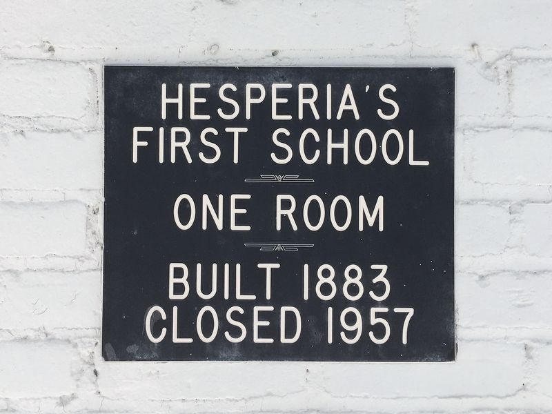Sign on School House image. Click for full size.