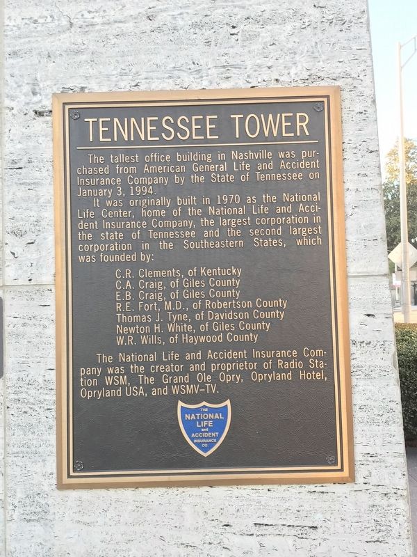 Tennessee Tower Marker image. Click for full size.