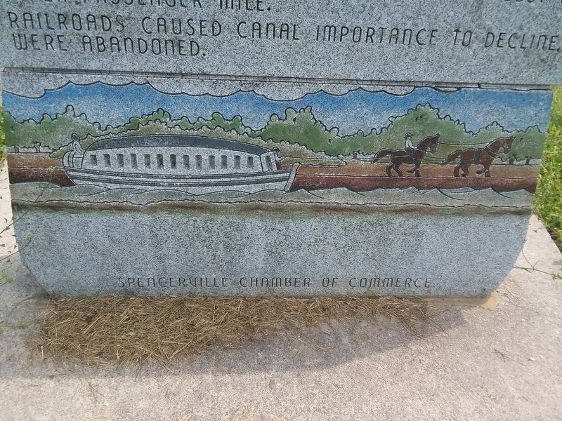 Miami-Erie Canal Marker image. Click for full size.