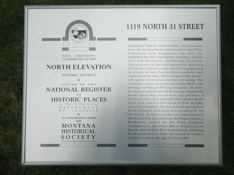 1119 North 31 Street Marker image. Click for full size.