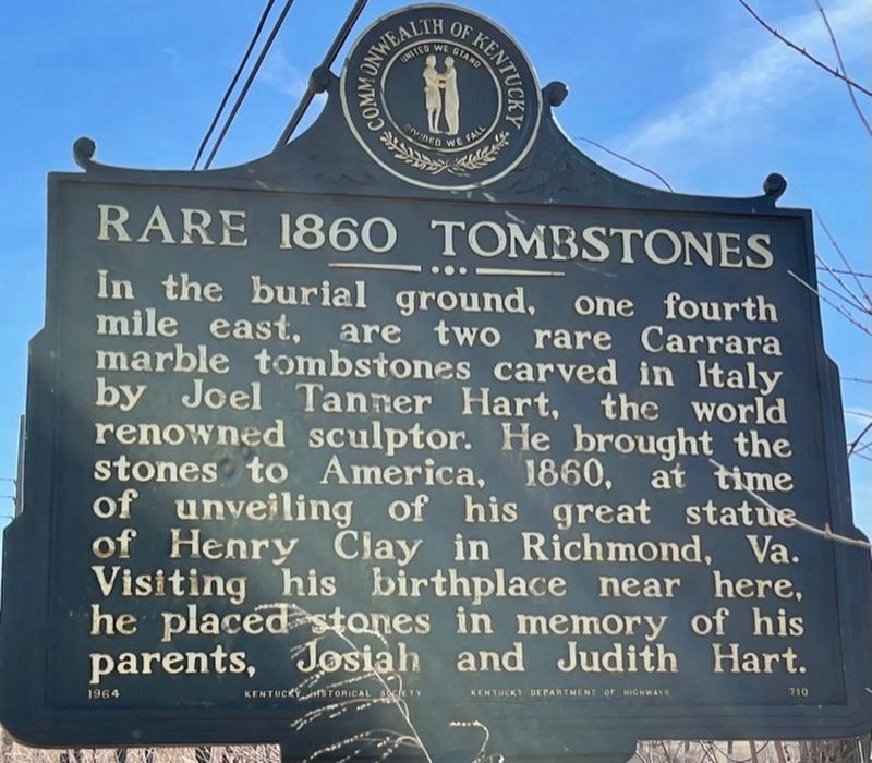 Rare 1860 Tombstones Marker image. Click for full size.