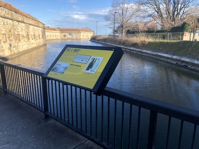 Why A Moat? Marker. Click for full size. Why A Moat? Marker image. Click for full size.