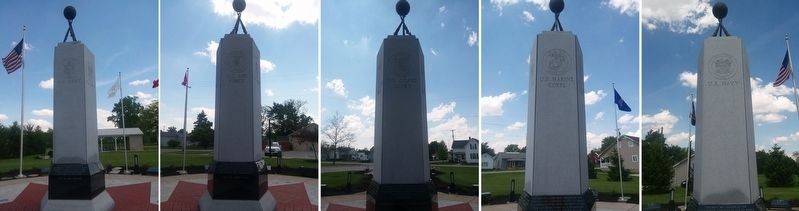Spencerville Veterans Memorial image. Click for full size.