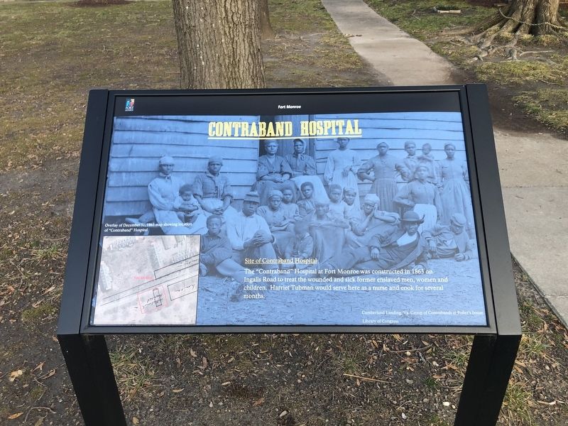 Contraband Hospital Marker image. Click for full size.