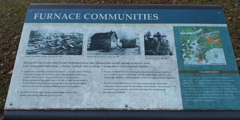 Furnace Communities Marker image. Click for full size.