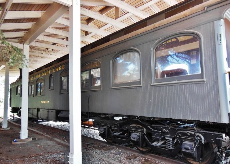 David Moffat's private Pullman railcar, "Marcia". Click for full size. David Moffat's private Pullman railcar, "Marcia" image. Click for full size.