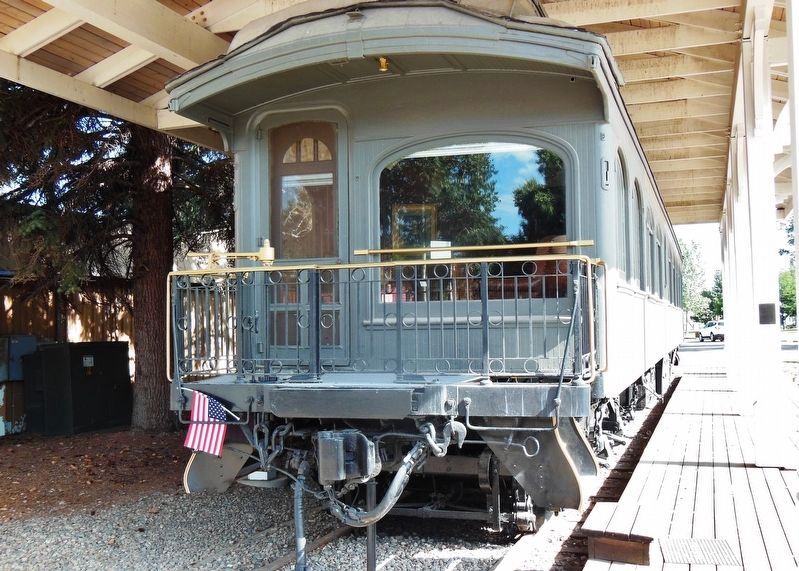 David Moffat's private Pullman railcar, "Marcia" image. Click for full size.