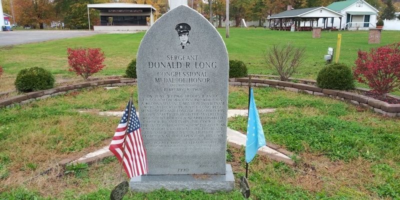 Sergeant Donald R. Long Marker image. Click for full size.