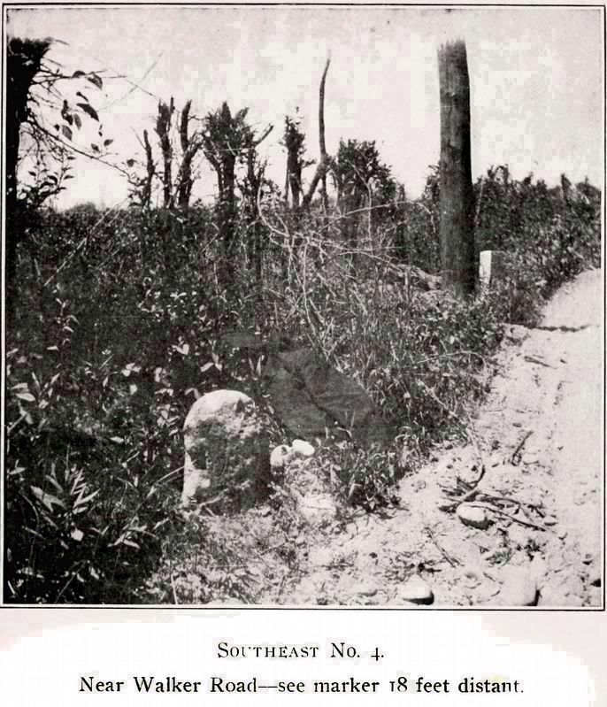 Southeast No. 4<br>Near Walker Road -- See marker 18 feet distant image. Click for full size.