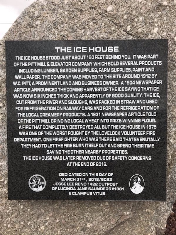 The ice house Marker image. Click for full size.