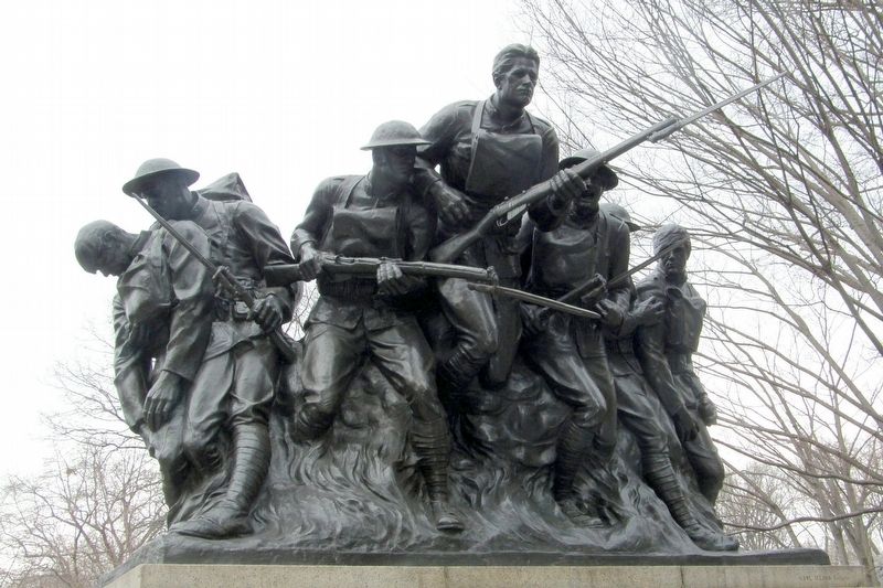Seventh Regiment New York - the sculpture group image. Click for full size.