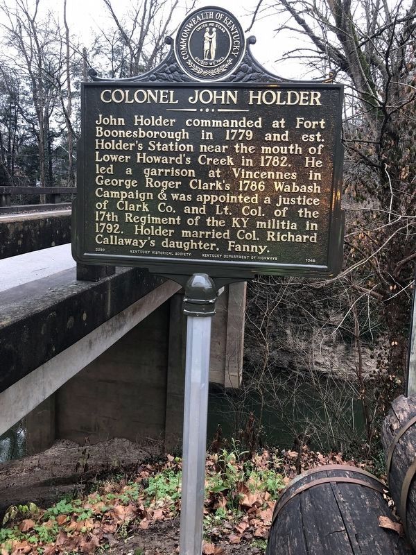 Colonel John Holder Marker image. Click for full size.