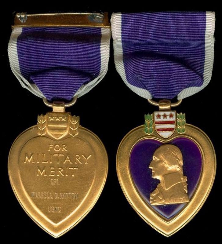 The Purple Heart image. Click for more information.