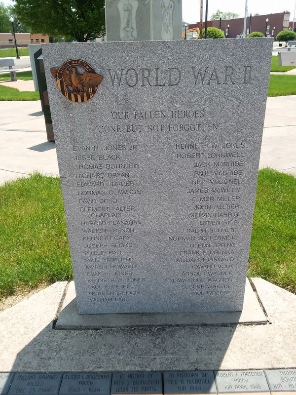 Delphos World War II Memorial image. Click for full size.