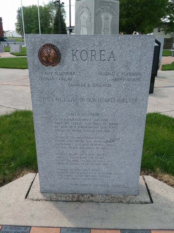 Delphos Korea War Memorial image. Click for full size.