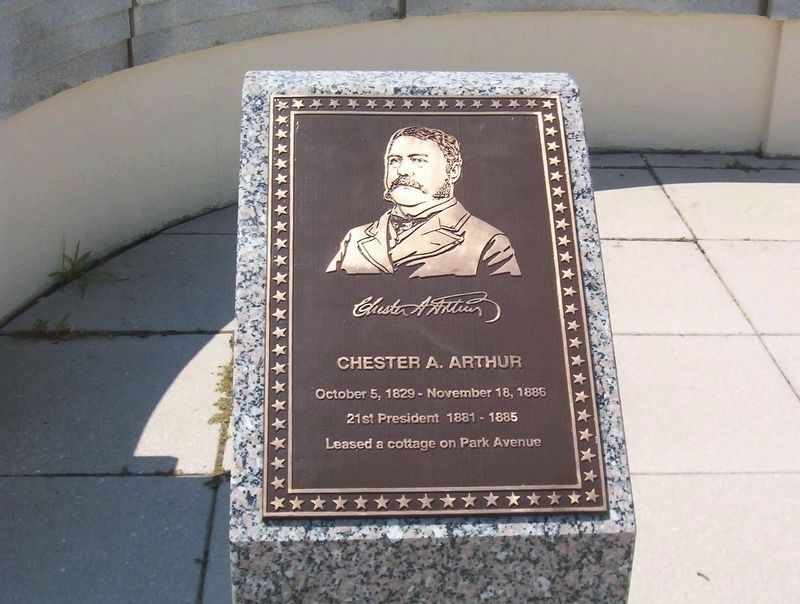 Chester A. Arthur Marker image. Click for full size.