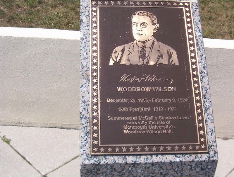 Woodrow Wilson Marker image. Click for full size.