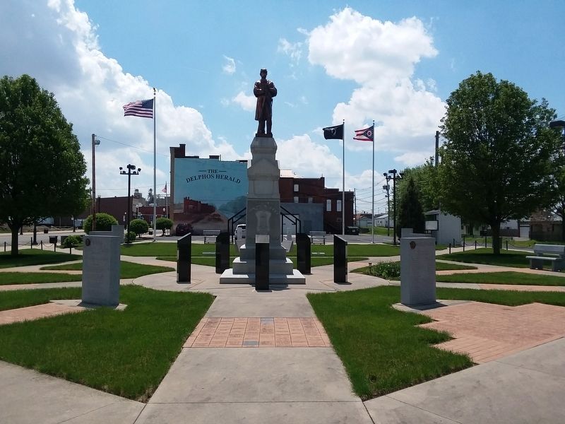 Delphos World War I Memorial image. Click for full size.