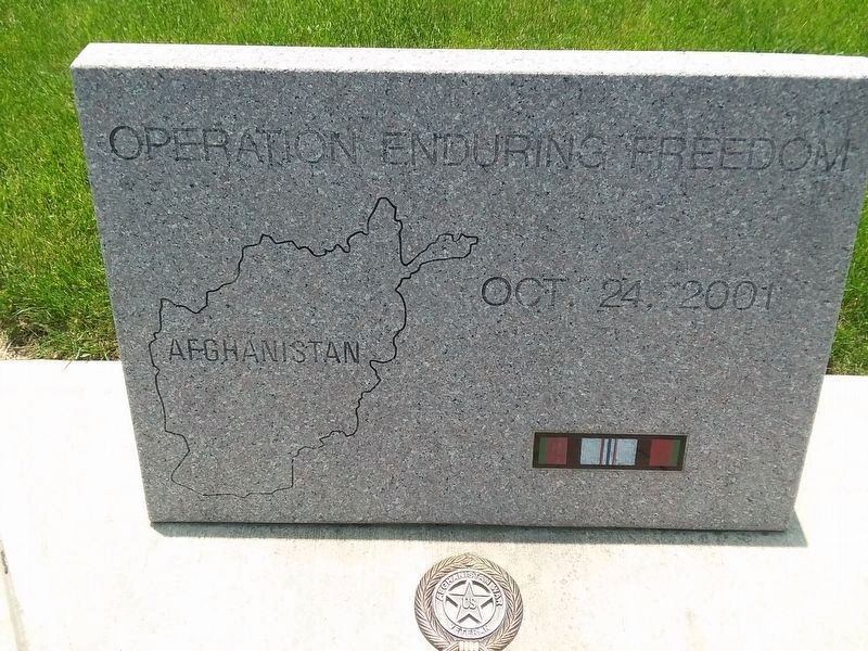 Delphos Operation Enduring Freedom Memorial image. Click for full size.