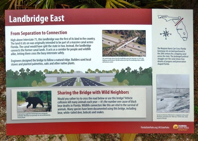 Landbridge East Marker image. Click for full size.