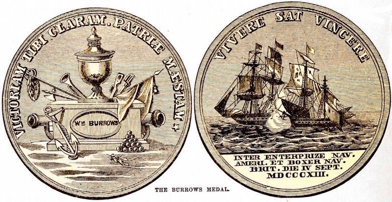 The Burrows Medal image. Click for full size.