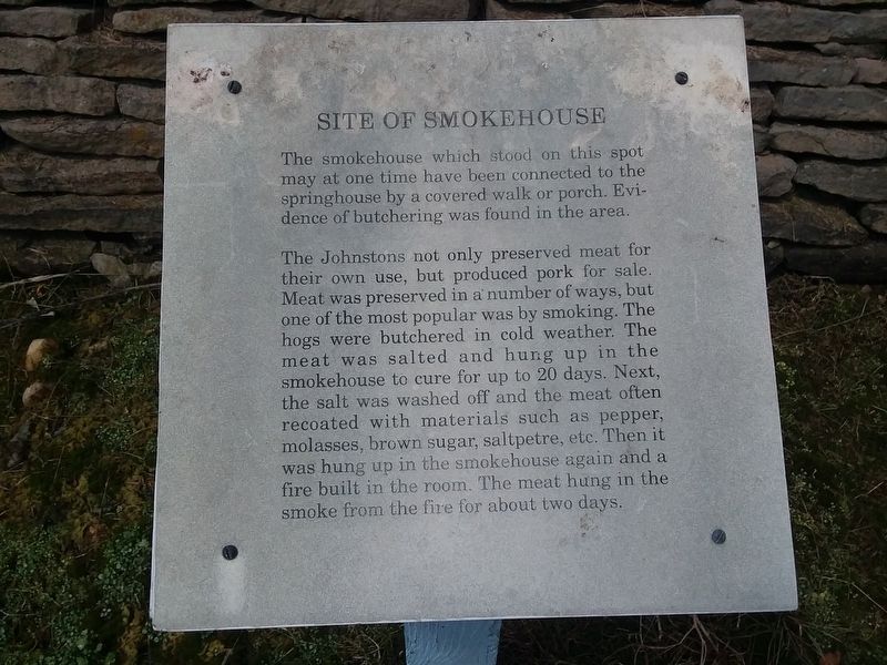 Site of Smokehouse Marker image. Click for full size.