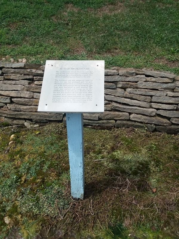 Site of Smokehouse Marker. Click for full size. Site of Smokehouse Marker image. Click for full size.