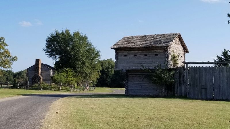 A view of outside Fort Parker by the main gate image. Click for full size.