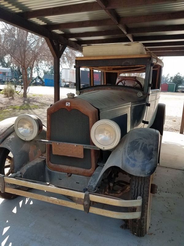An older vehicle at the site image. Click for full size.
