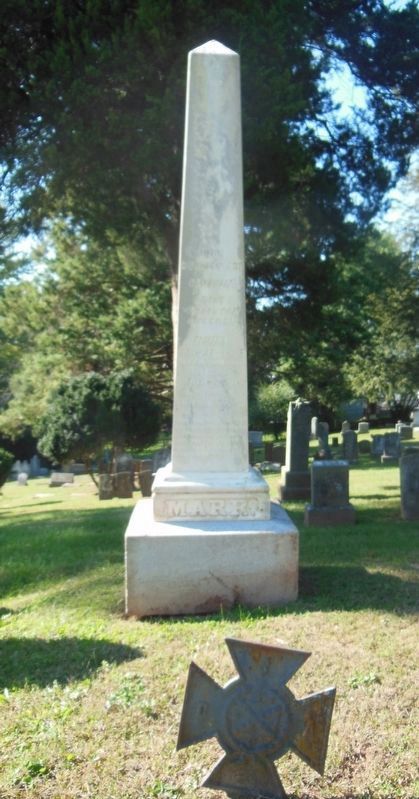 Grave of Captain John Quincy Marr image. Click for full size.