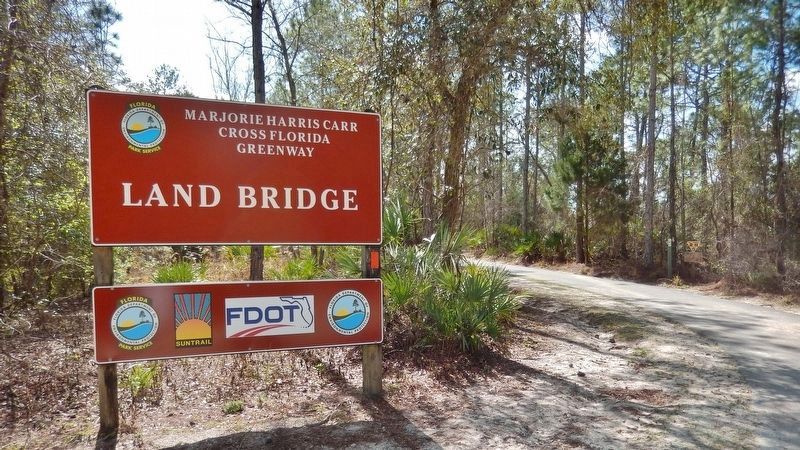 Land Bridge Sign image. Click for full size.