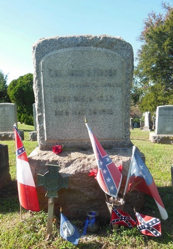 Grave of Colonel John Singleton Mosby image. Click for full size.