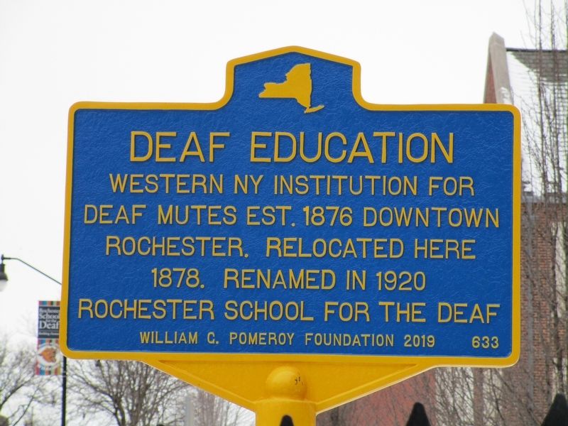 Deaf Education Marker image. Click for full size.