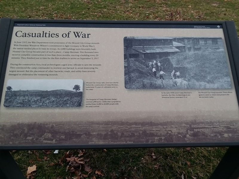Casualties of War Marker image. Click for full size.