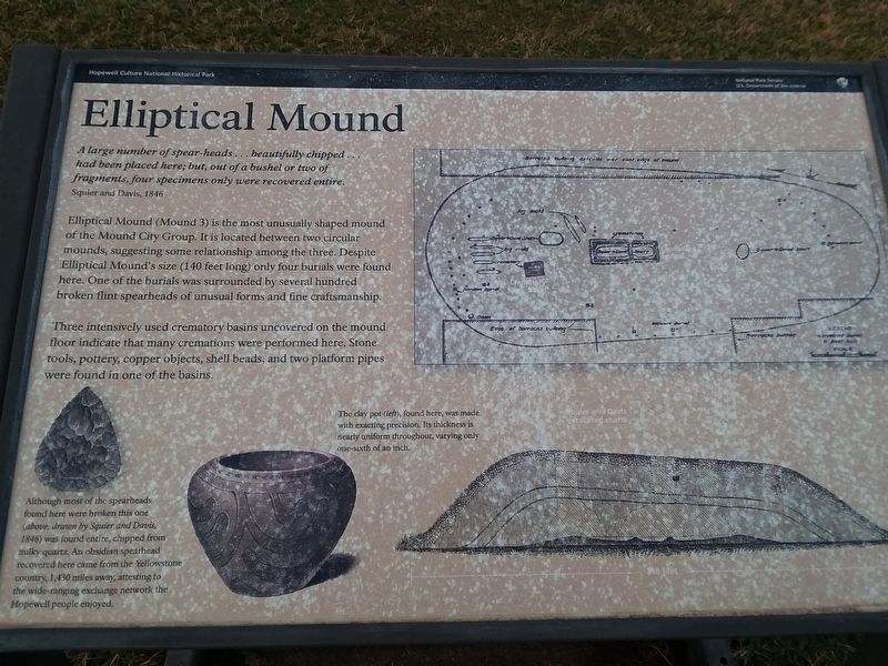 Elliptical Mound Marker image. Click for full size.