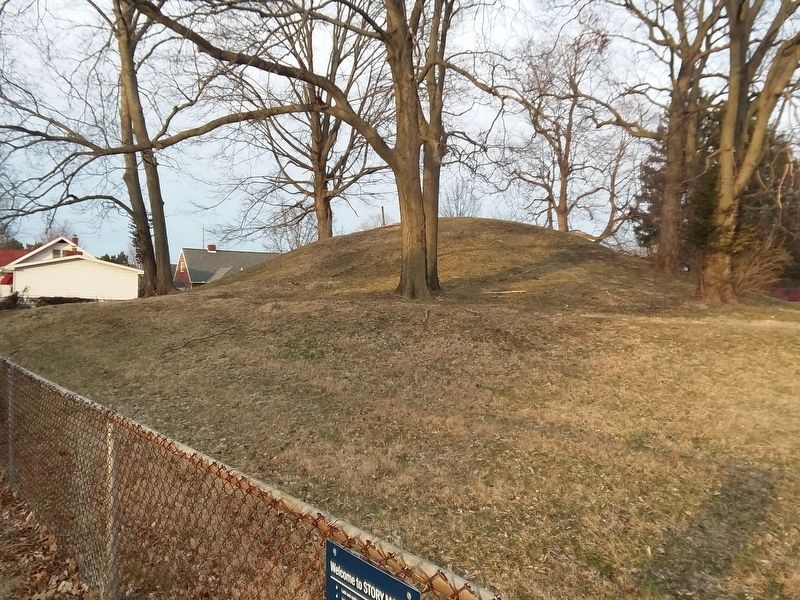 Story Mound Marker. Click for full size. Story Mound Marker image. Click for full size.
