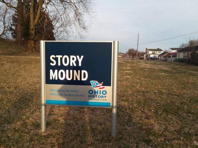 Story Mound Marker. Click for full size. Story Mound Marker image. Click for full size.