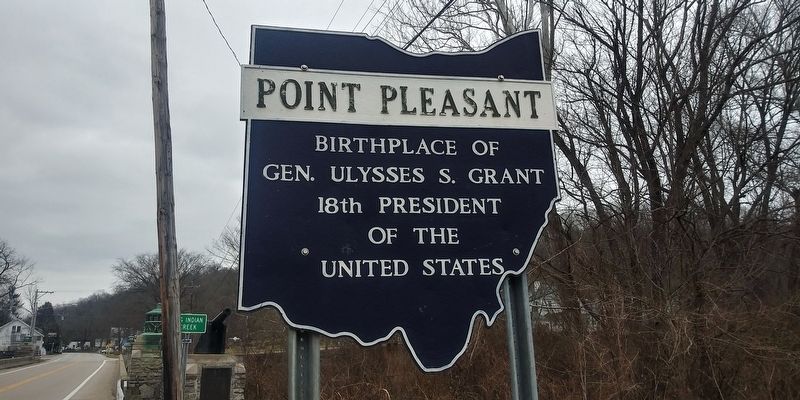 Point Pleasant Marker. Click for full size. Point Pleasant Marker image. Click for full size.