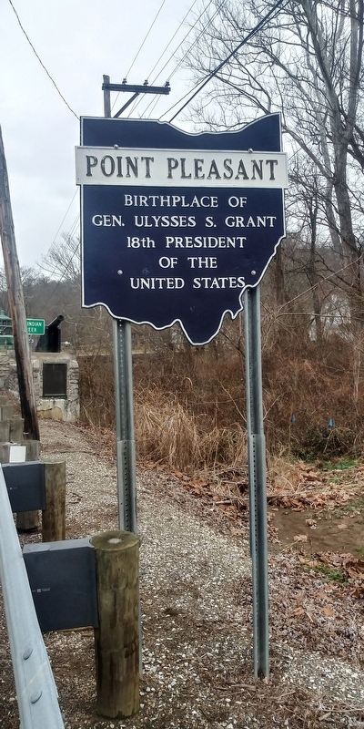 Point Pleasant Marker. Click for full size. Point Pleasant Marker image. Click for full size.