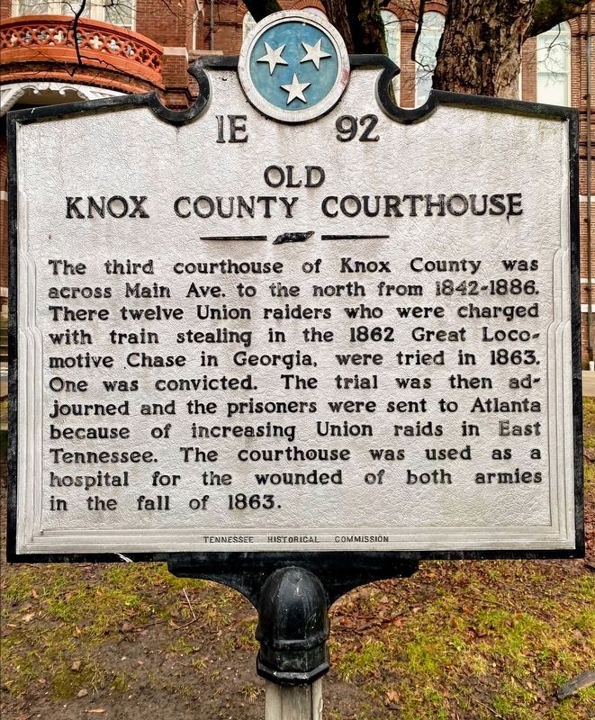 Old Knox County Courthouse Marker image. Click for full size.