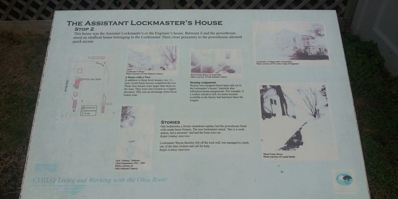 The Assistant Lockmaster's House Marker image. Click for full size.