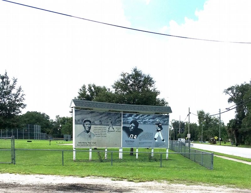 John Henry “Pop” Lloyd Marker (left) image. Click for full size.