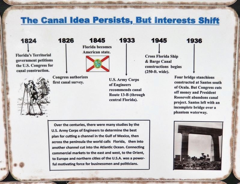 The Canal Story Marker (<i>panel 2</i>) image. Click for full size.