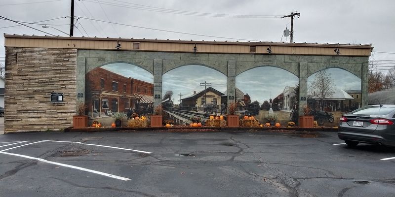 Centerburg Historical Mural Marker image. Click for full size.