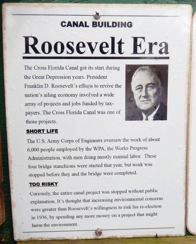 Marker detail: Roosevelt Era image. Click for full size.
