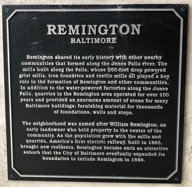 Remington Marker image. Click for full size.