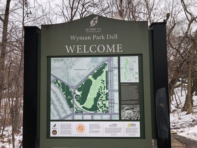 Wyman Park Dell Marker image. Click for full size.