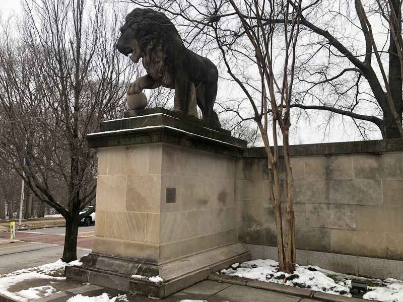 One of the <i>Lion</i> sculptures. Click for full size. One of the <i>Lion</i> sculptures image. Click for full size.