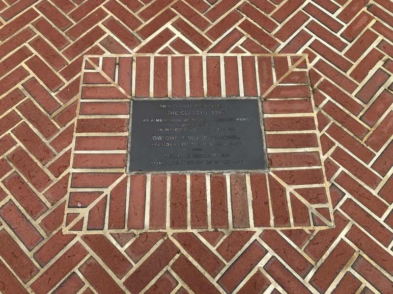 The 1958 Johns Hopkins University Commencement Marker image. Click for full size.